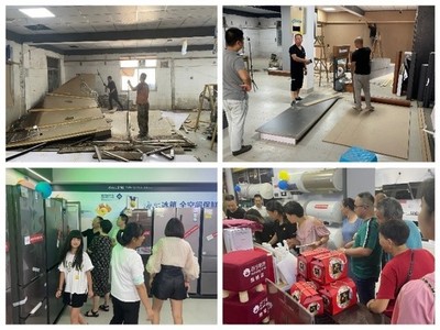 20天现场直击,汛情过后的"门店焕新"